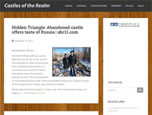 Tablet Screenshot of castlesoftherealm.com